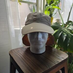 The‎ Sticke Co UV Sun Hat Neck Cape Outdoor Adjustable Hiking Fishing Beige